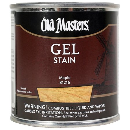OLD MASTERS 1/2 Pt Maple Oil-Based Gel Stain 81216